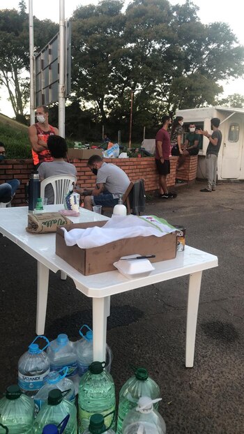 Argentinos varados en Paso de