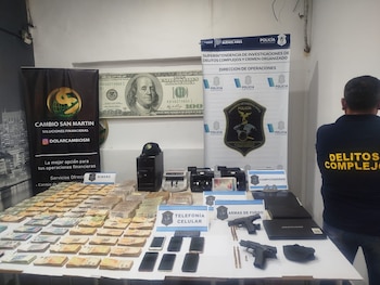 El material secuestrado en "Colorado El 32"