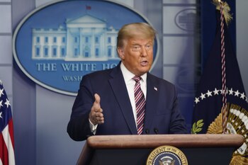 05/11/2020 El presidente de Estados Unidos, Donald Trump.
POLITICA NORTEAMÉRICA ESTADOS UNIDOS INTERNACIONAL
CHRIS KLEPONIS / ZUMA PRESS / CONTACTOPHOTO