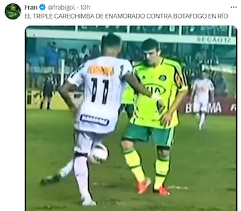 Enamorado modo Neymar Jr - crédito redes sociales