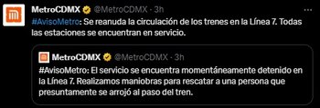 (Twitter/@MetroCDMX)
