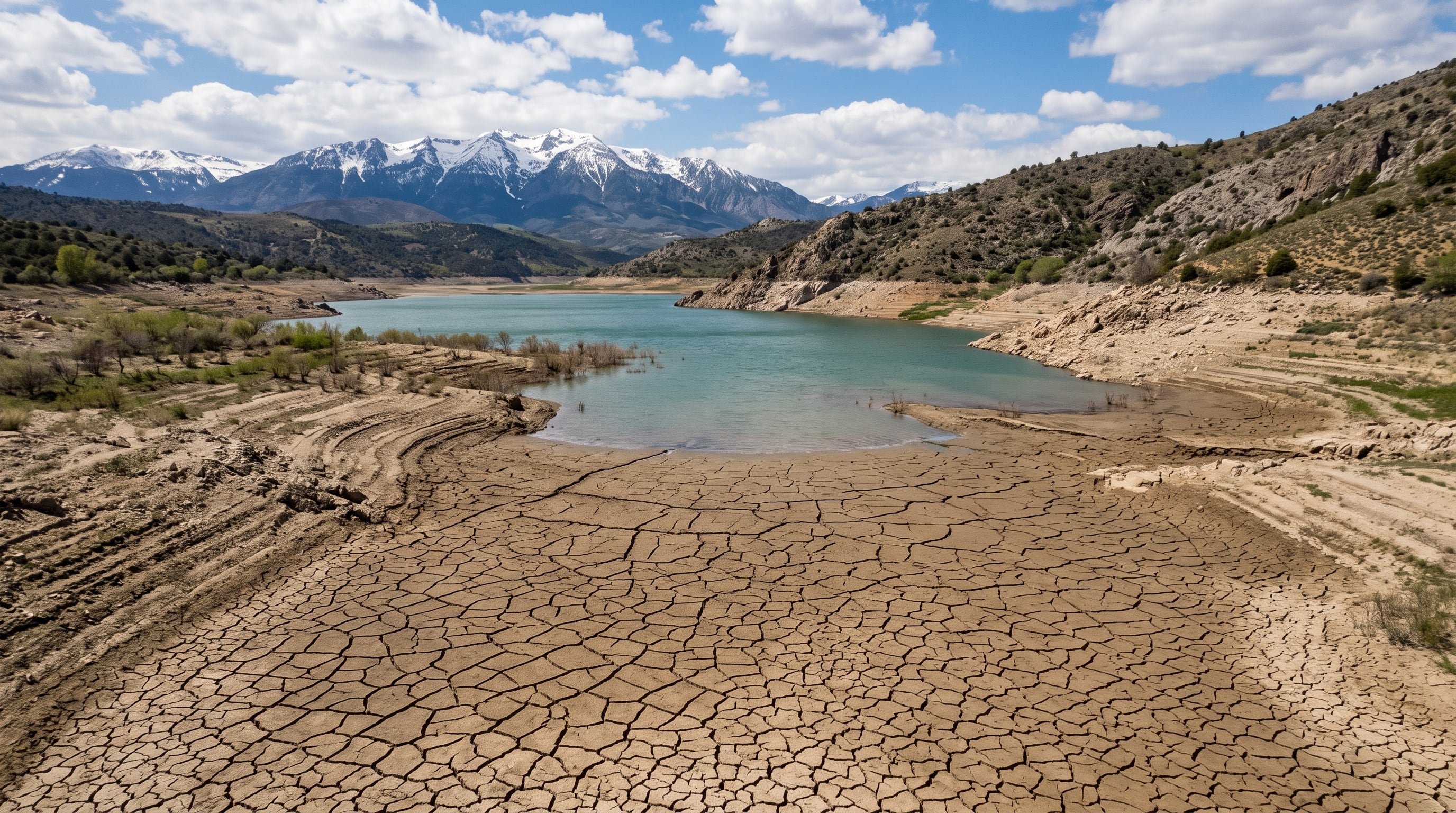 La OMM detectó déficits persistentes de almacenamiento de agua terrestre en la Patagonia y los Andes subtropicales. (Imagen Ilustrativa Infobae)