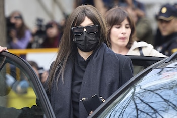 La expareja de José Luis Ábalos, Jessica Rodríguez, a su salida del Tribunal Supremo (Jesús Hellín / Europa Press)