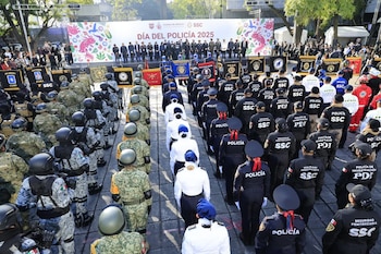 Día del policía desfile en