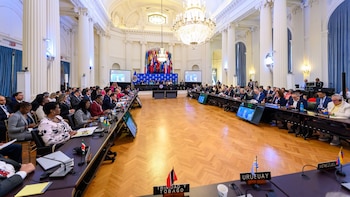 El canciller guatemalteco respaldó en Washington una resolución de la OEA que exige elecciones libres en Nicaragua