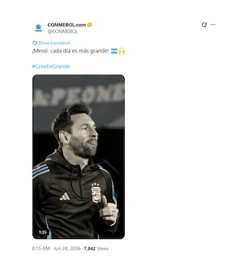 Los saludos de cumpleaños para Lionel messi