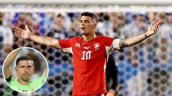 Xhaka publicó un mensaje de orgullo tras la eliminación de Suiza del Mundial: el guiño del Dibu Martínez que fue celebrado