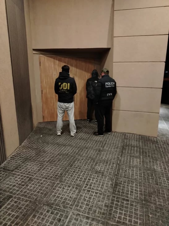 El acusado tras ser detenido