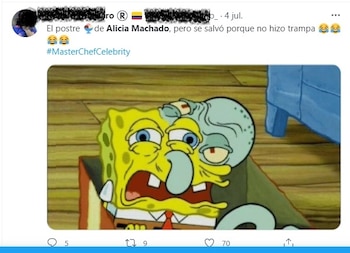 Meme MasterChef Celebrity Colombia 2021.