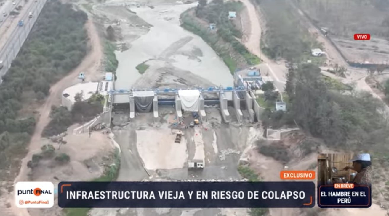 El problema está debajo de Lima: Cuarto Poder expone la situación de la infraestructura de Sedapal. Captura: Cuarto Poder.