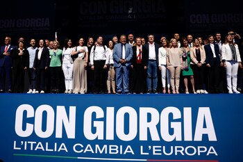 La primera ministra italiana y