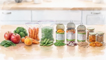 Enlatadas o congeladas: una nutricionista explicó cuál conserva mejor los nutrientes de frutas y verduras