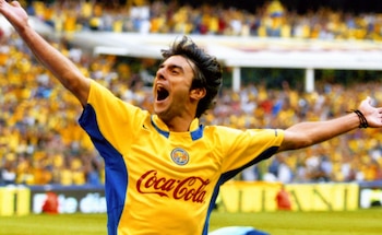 Claudio el "Piojo" López festejando