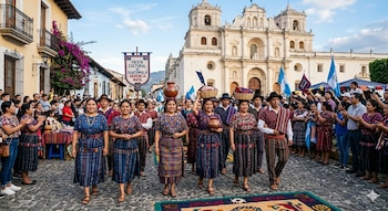 Chapín, el apodo para los guatemaltecos, deriva de un calzado de plataforma español convertido en emblema nacional. (Visuales IA)