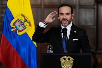 El presidente de Colombia, Abelardo De la Espriella, despachará desde las regiones, pero en Bogotá lo hará desde la Casa de Nariño - crédito Fernando Vergara/AP