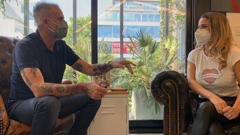 La foto que publicó Jorge