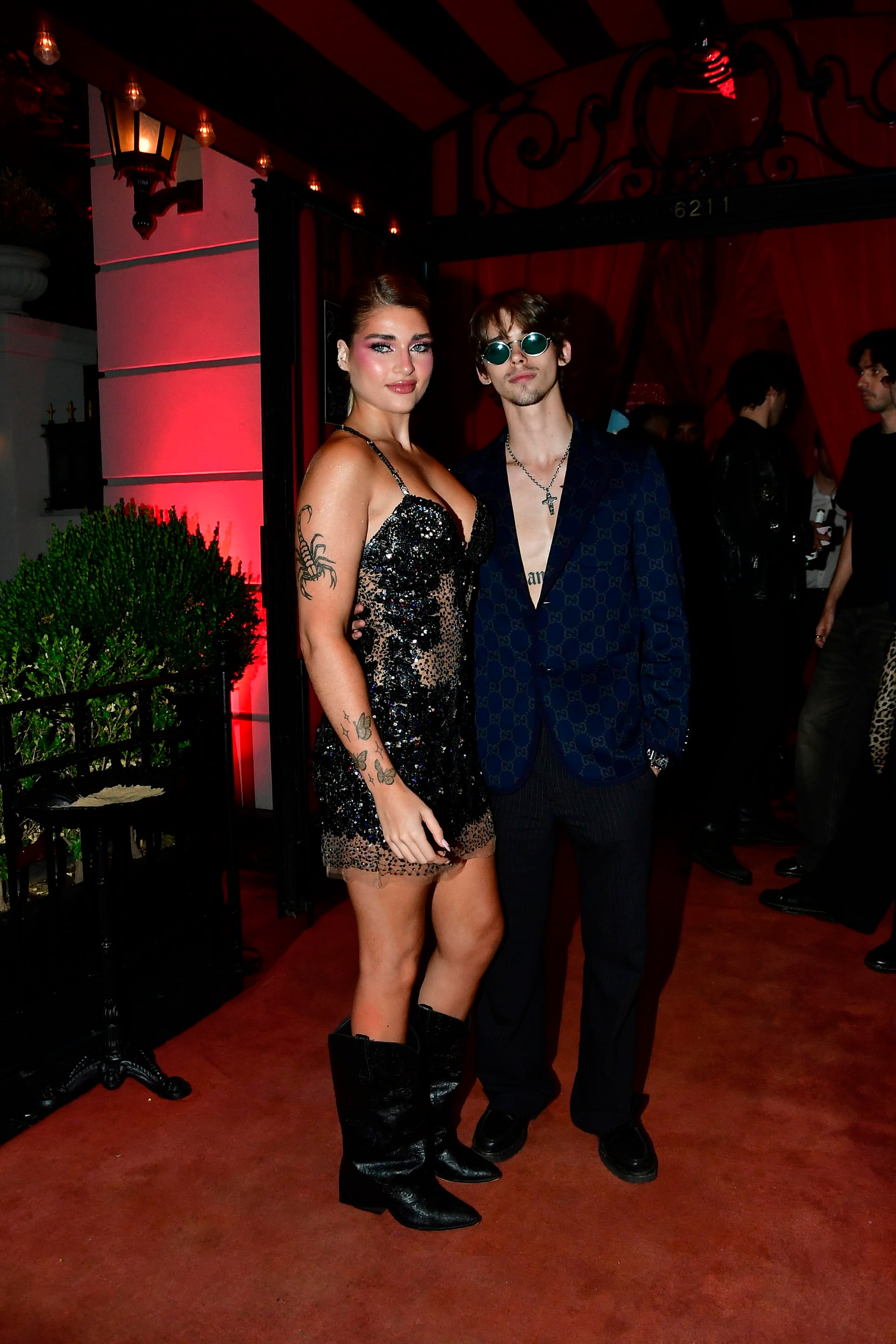 Marta y Felipe Fort, anoche en su cumpleaños