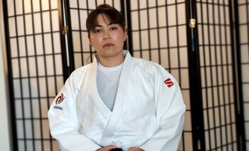 Friba Rezayee competed in judo
