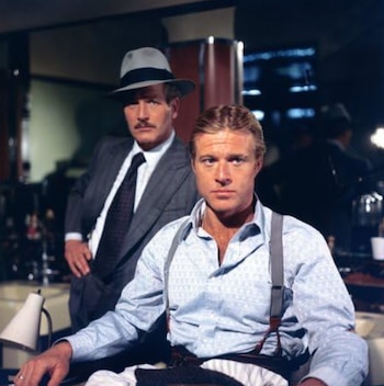 Paul Newman y Robert Redford en 'El golpe'.