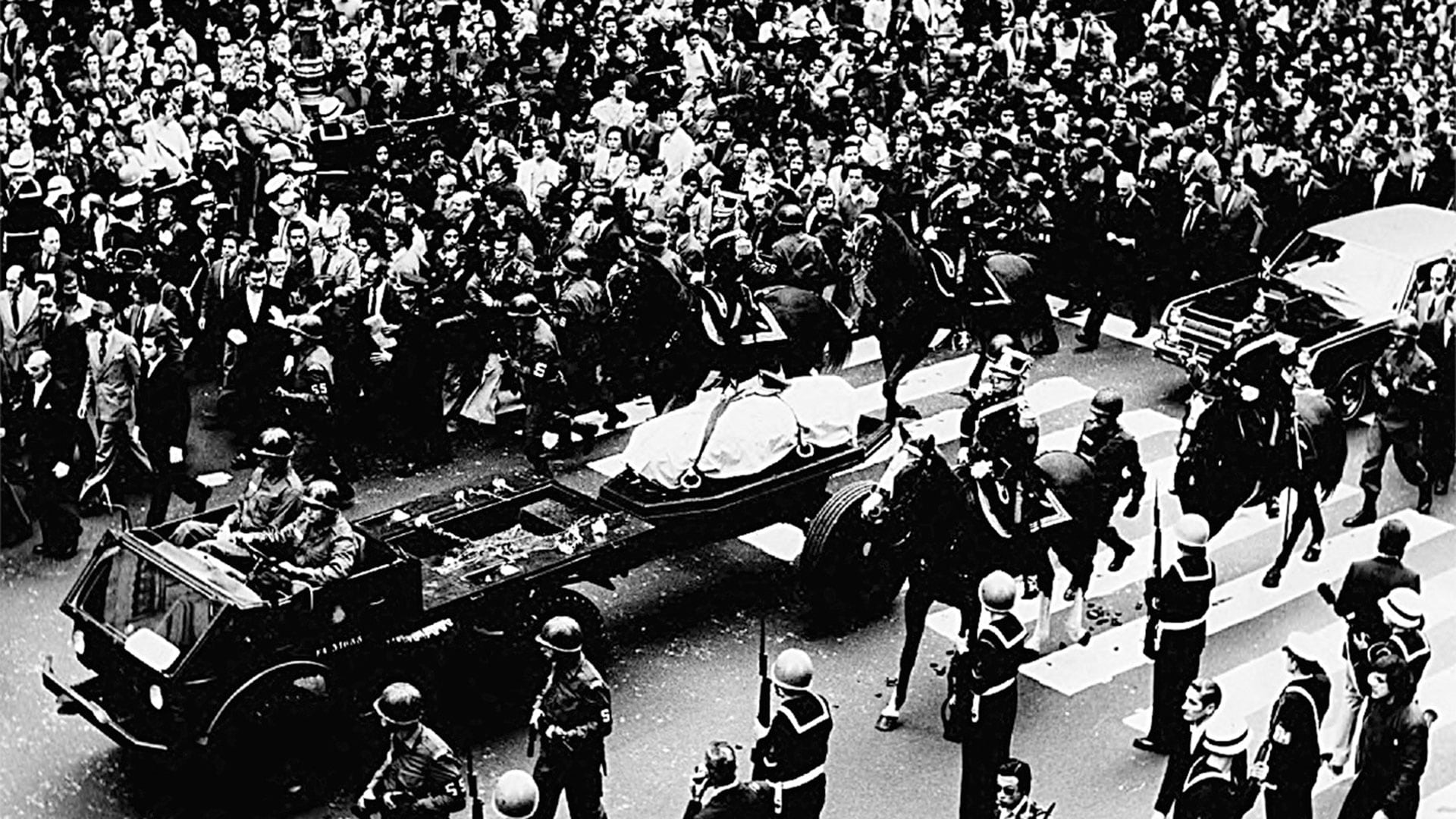 La despedida pública de Perón fue masiva