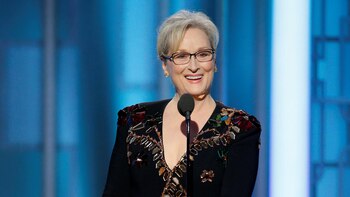 Meryl Streep casi se desnuca