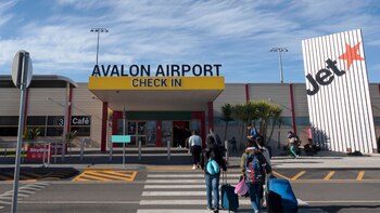 Acceso de entrada al aeropuerto