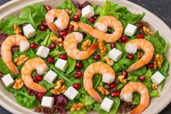 Ensalada navideña. (Imagen creada con