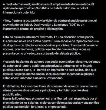 Mafe Carrascal concluyó que el