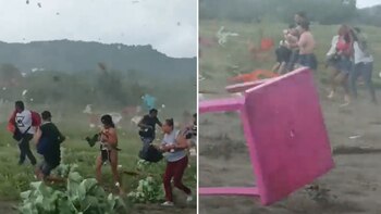 “Tornado” en playas de Tubará,