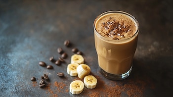 Un delicioso licuado de plátano