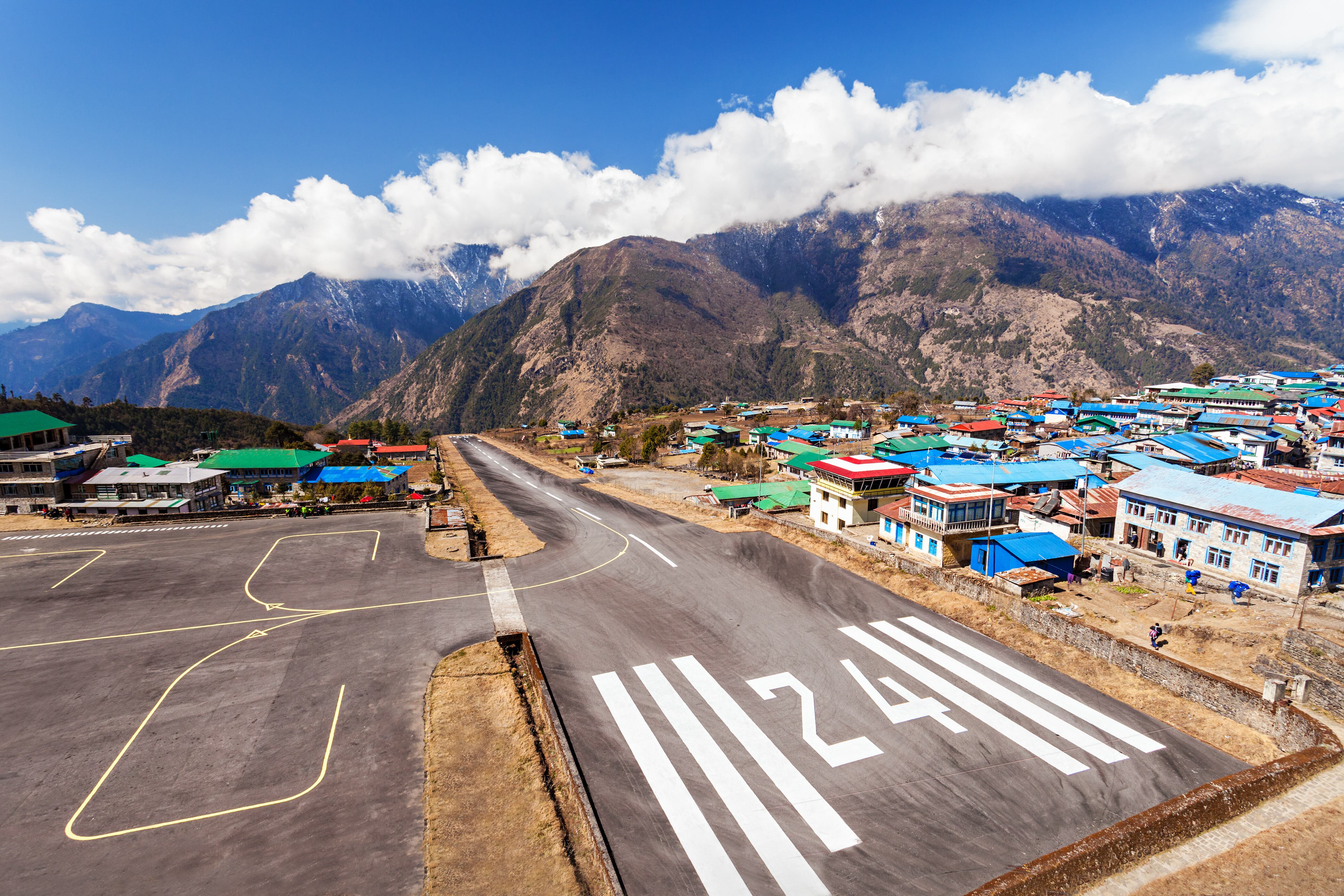 Aeropuerto Tenzing-Hillary, Lukla, Nepal (Adobe Stock).