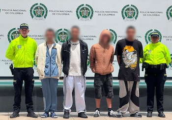 Alias Mojarra figura entre los detenidos en Bogotá y fue señalado como reincidente por haber sido capturado seis veces antes y quedar en libertad - crédito Mebog