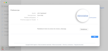 Cancelar suscripciones en la App