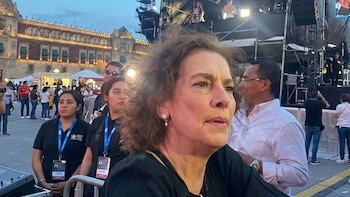 Beatriz Gutiérrez Müller no se perdió a Bocelli: llegó al Zócalo con ganas de cumbia