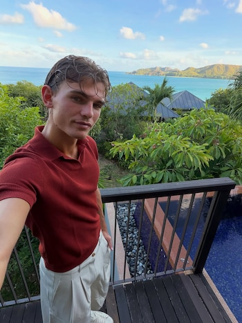 Las vacaciones de Nico Paz y su pareja Emma Ramirez en Seychelles