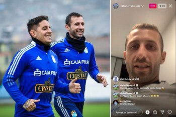 Ambos futbolistas comparten en Sporting