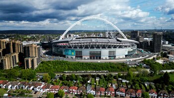 Vista del estadio de Wembley,