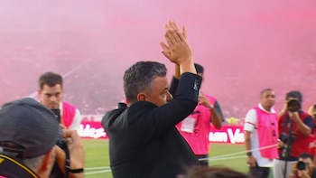 El emotivo recibimiento para Gallardo