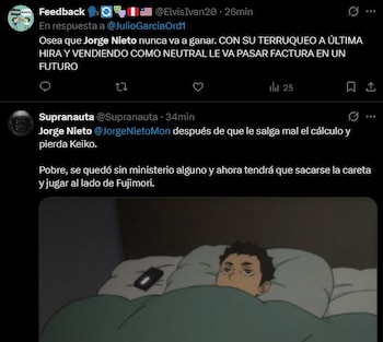 Conteo rápido y redes sociales: el significado detrás de las tendencias "Nieto", "ONPE" y "Tetra". Captura: X.