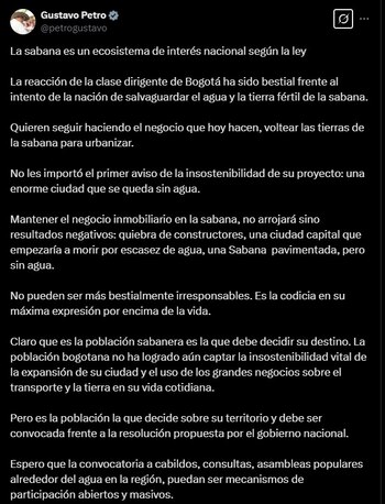 Esto dijo Gustavo Petro sobre