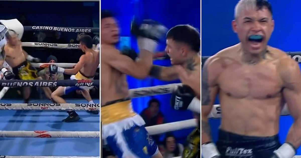 Bailó, provocó y se fue noqueado: el argentino Braian Argüello silenció al invicto panameño Bonilla en la FAB