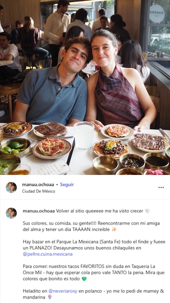 Fotografía compartida por Manuela Ochoa