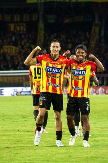 El jugador Alejandro Piedrahíta fue el protagonista del encuentro contra Envigado - crédito Deportivo Pereira