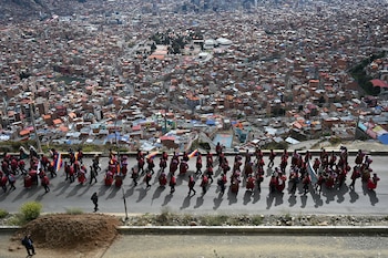 Marcha denominada "Bolivia no se