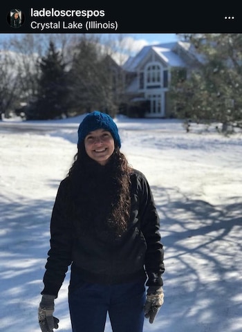 Marín habría disfrutado de la navidad del 2017 en Estados Unidos - crédito ladeloscrespos / Instagram