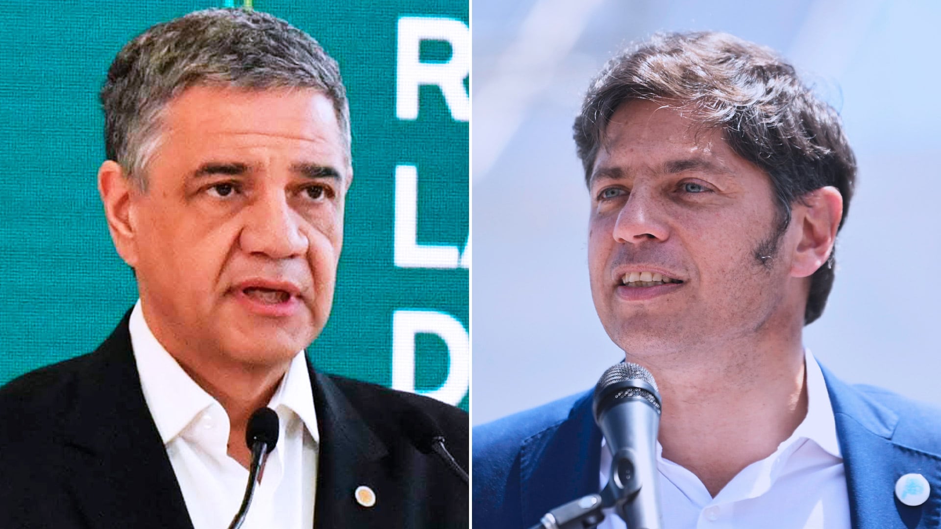 Jorge Macri y Axel Kicillof