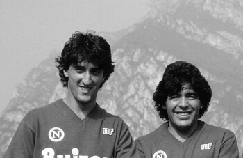 "Rambo" De Napoli y Diego: