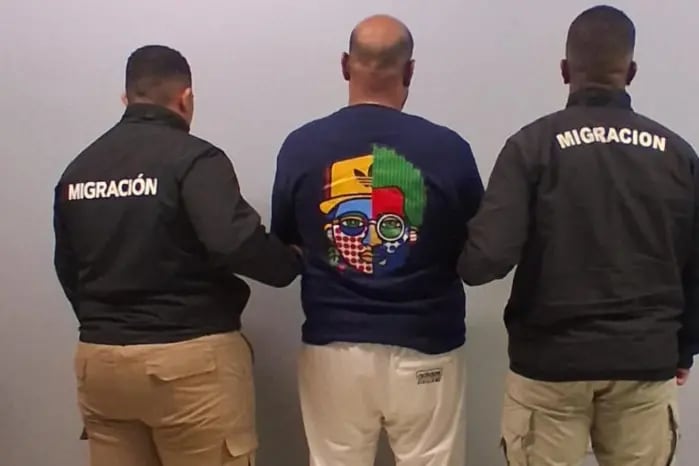 En Tocumen fue detenido un ciudadano hondureño requerido por narcotráfico. Tomada de X