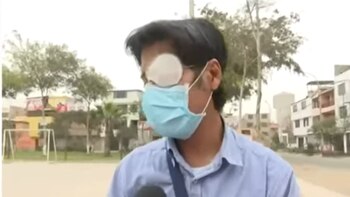 Comas: trabajador pierde la vista