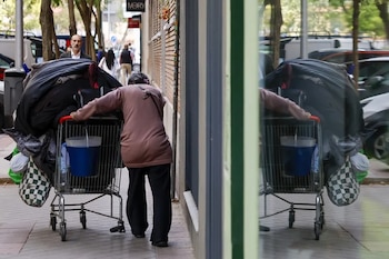 Una persona sin hogar. (EFE/Mariscal)